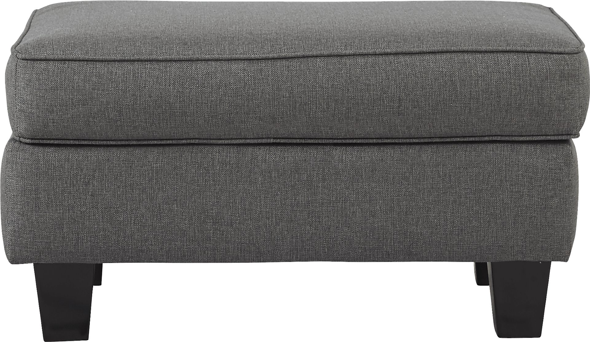 Oakhurst Gray Ottoman - Image 2