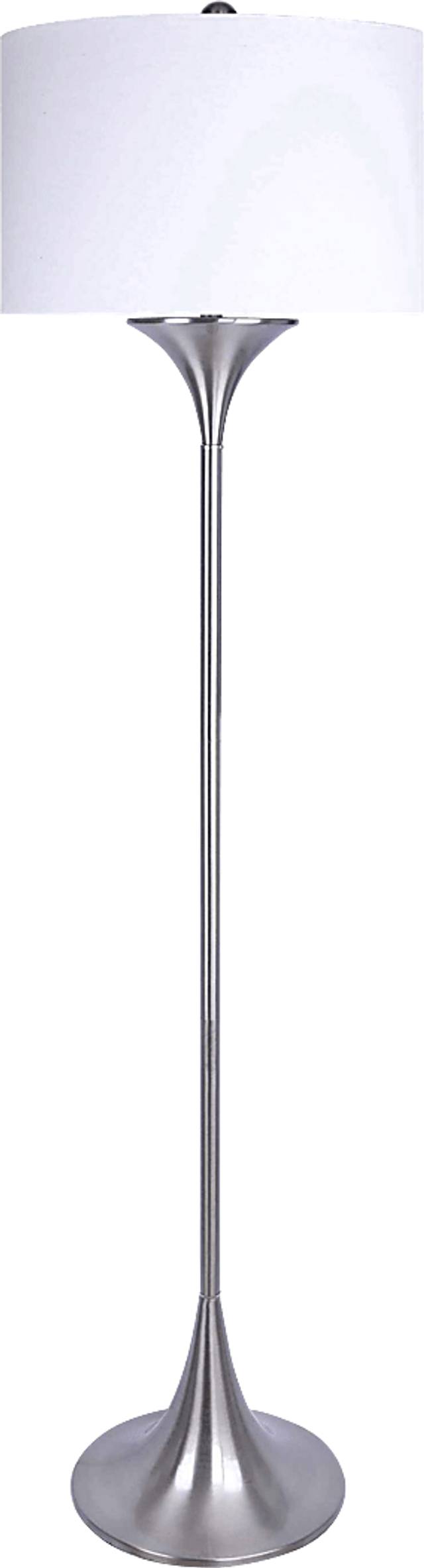 Oaklawn Point Nickel Floor Lamp - Thumbnail - Image 1
