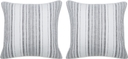 Oaklee Ebony Indoor/Outdoor Accent Pillow, Set of Two