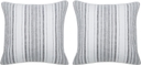 Oaklee Ebony Indoor/Outdoor Accent Pillow, Set of Two