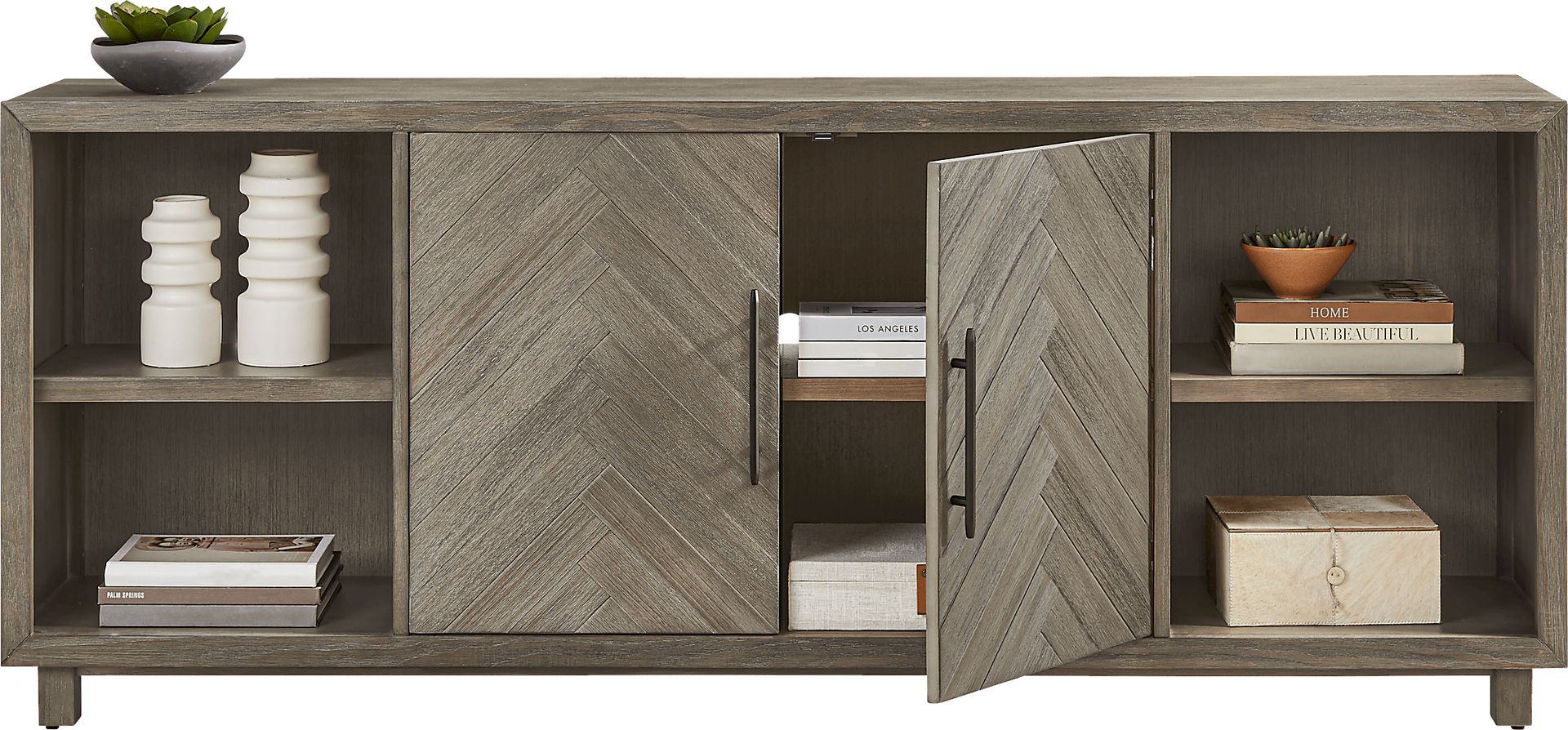 Oakleigh Gray 80" Credenza - Image 2