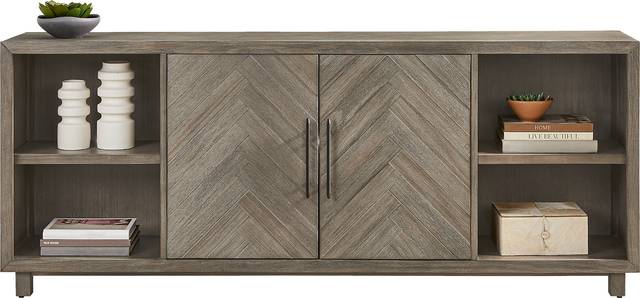Oakleigh Gray 80" Credenza - Thumbnail - Image 3