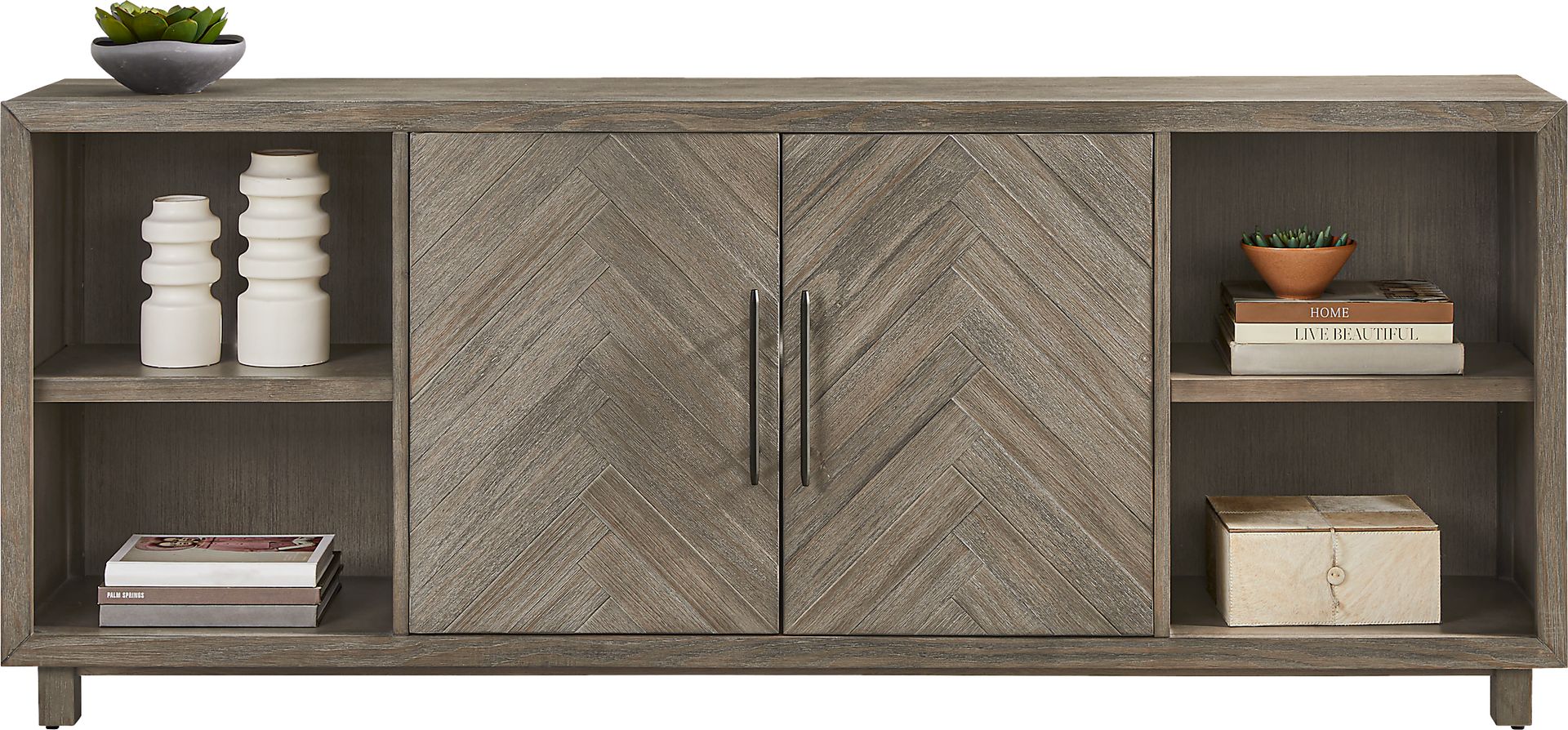Oakleigh Gray 80" Credenza - Image 3