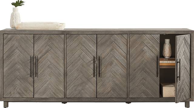 Oakleigh Gray 90" Credenza - Thumbnail - Image 2