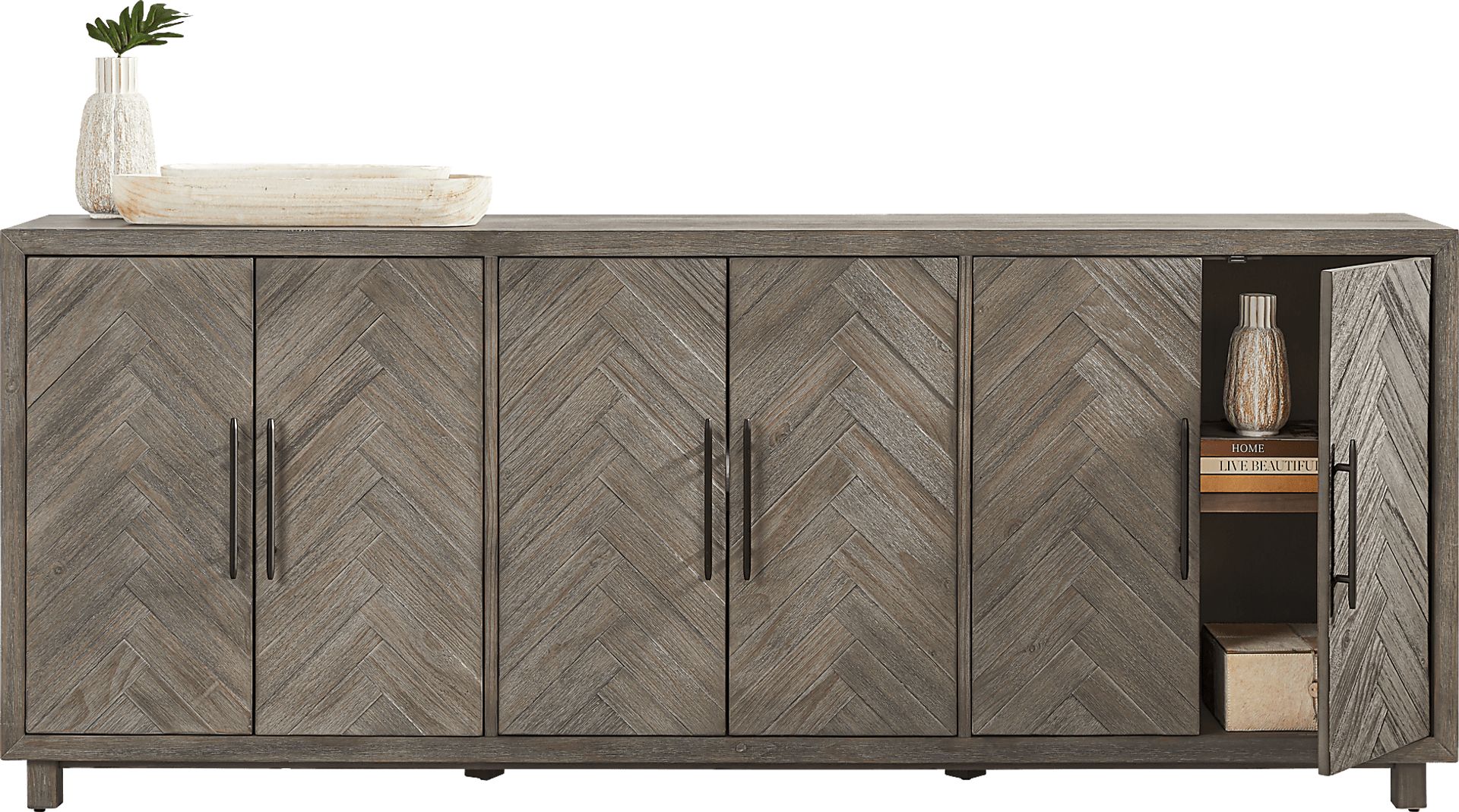 Oakleigh Gray 90" Credenza - Image 2