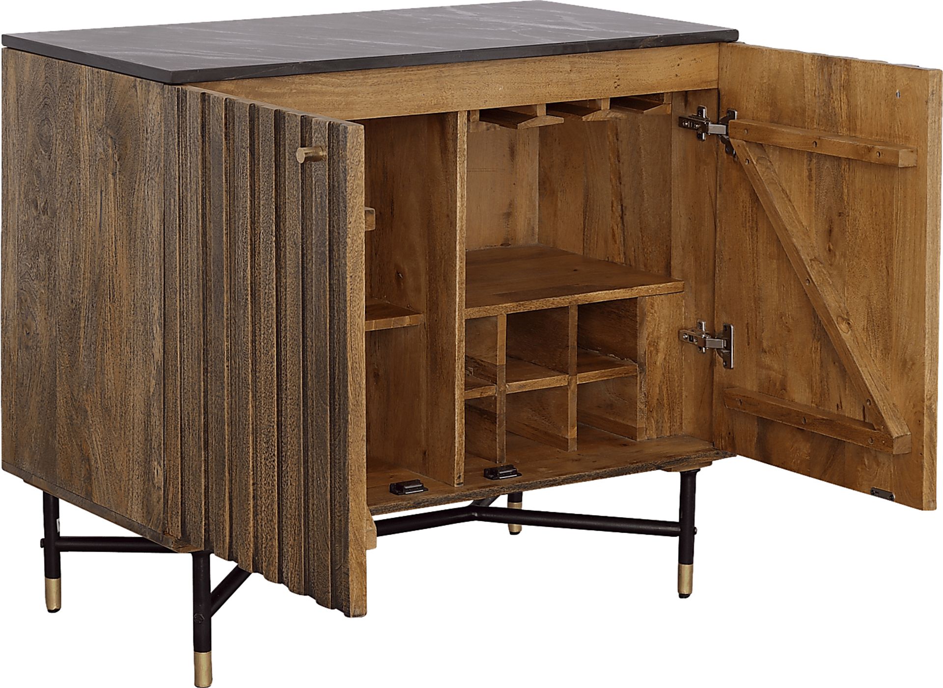 Oaklett Brown Accent Cabinet - Image 5