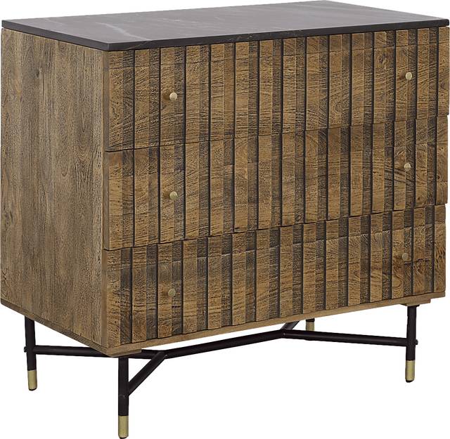 Oaklett Brown Accent Chest - Thumbnail - Image 1