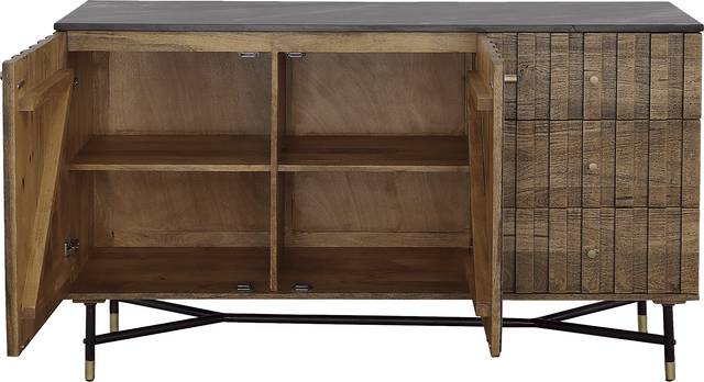 Oaklett Brown Credenza - Thumbnail - Image 6
