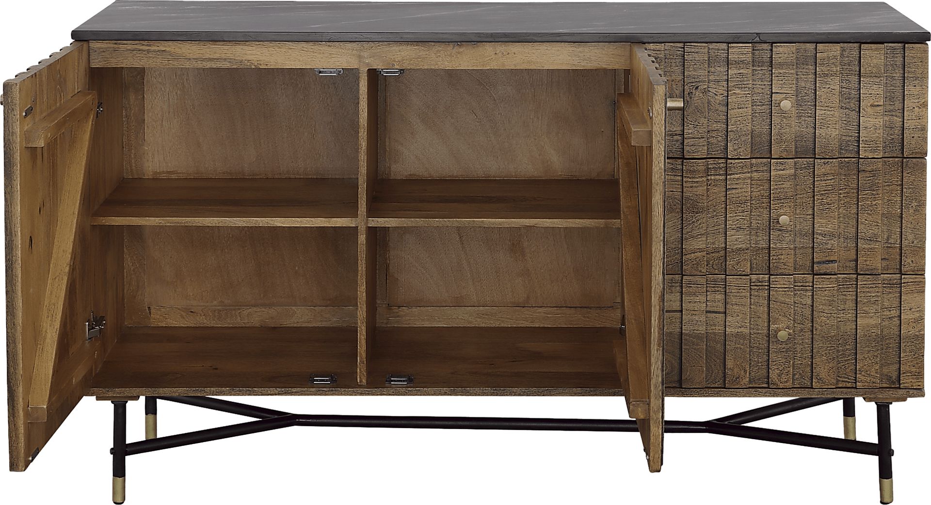 Oaklett Brown Credenza - Image 6