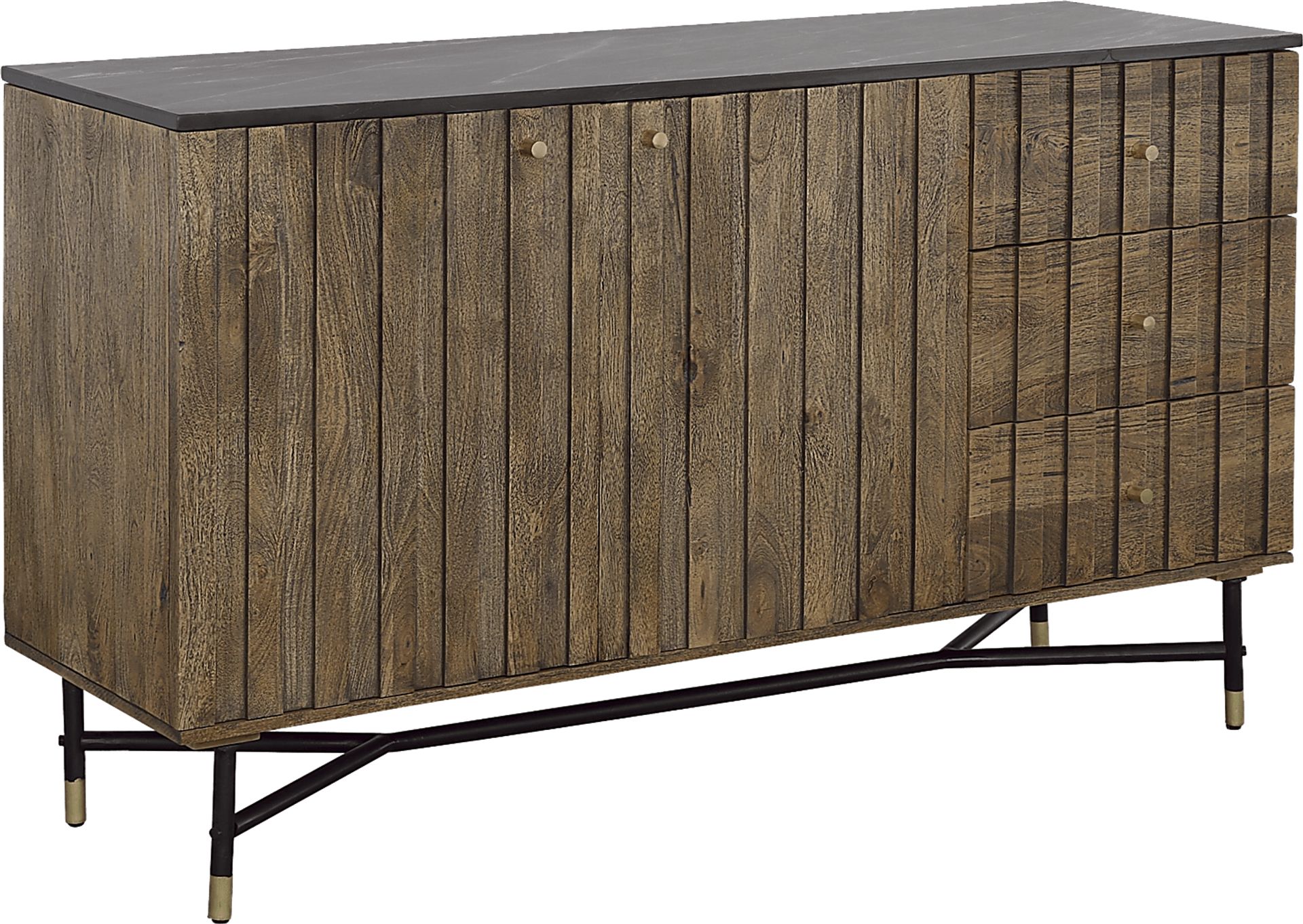 Oaklett Brown Credenza - Image 1