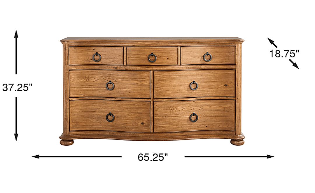 Oaklin Ridge Brown Dresser