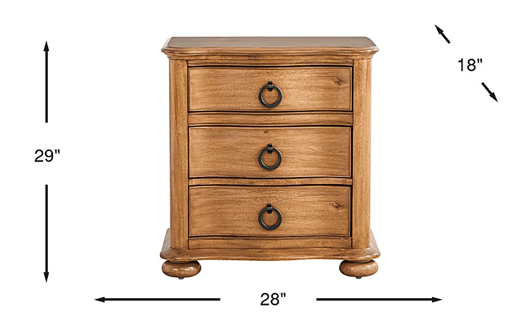 Oaklin Ridge Brown Nightstand