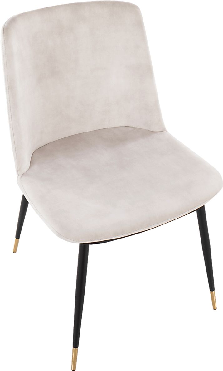 Oaklon Beige Dining Chair, Set of 2