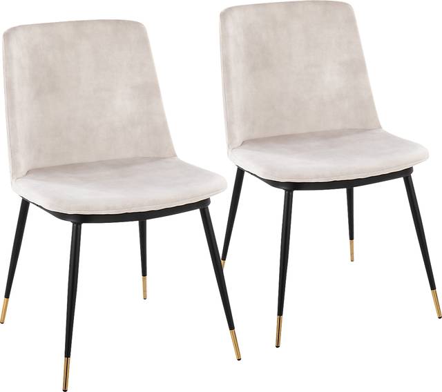 Oaklon Beige Dining Chair, Set of 2 - Thumbnail - Image 1