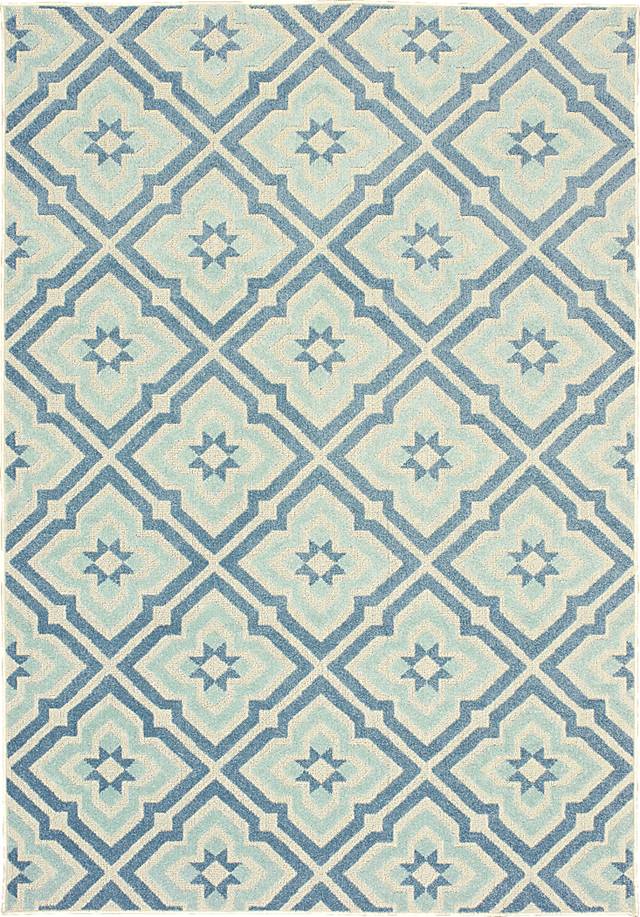 Oaklyn Blue 5'3 x 7'6 Rug - Thumbnail - Image 1