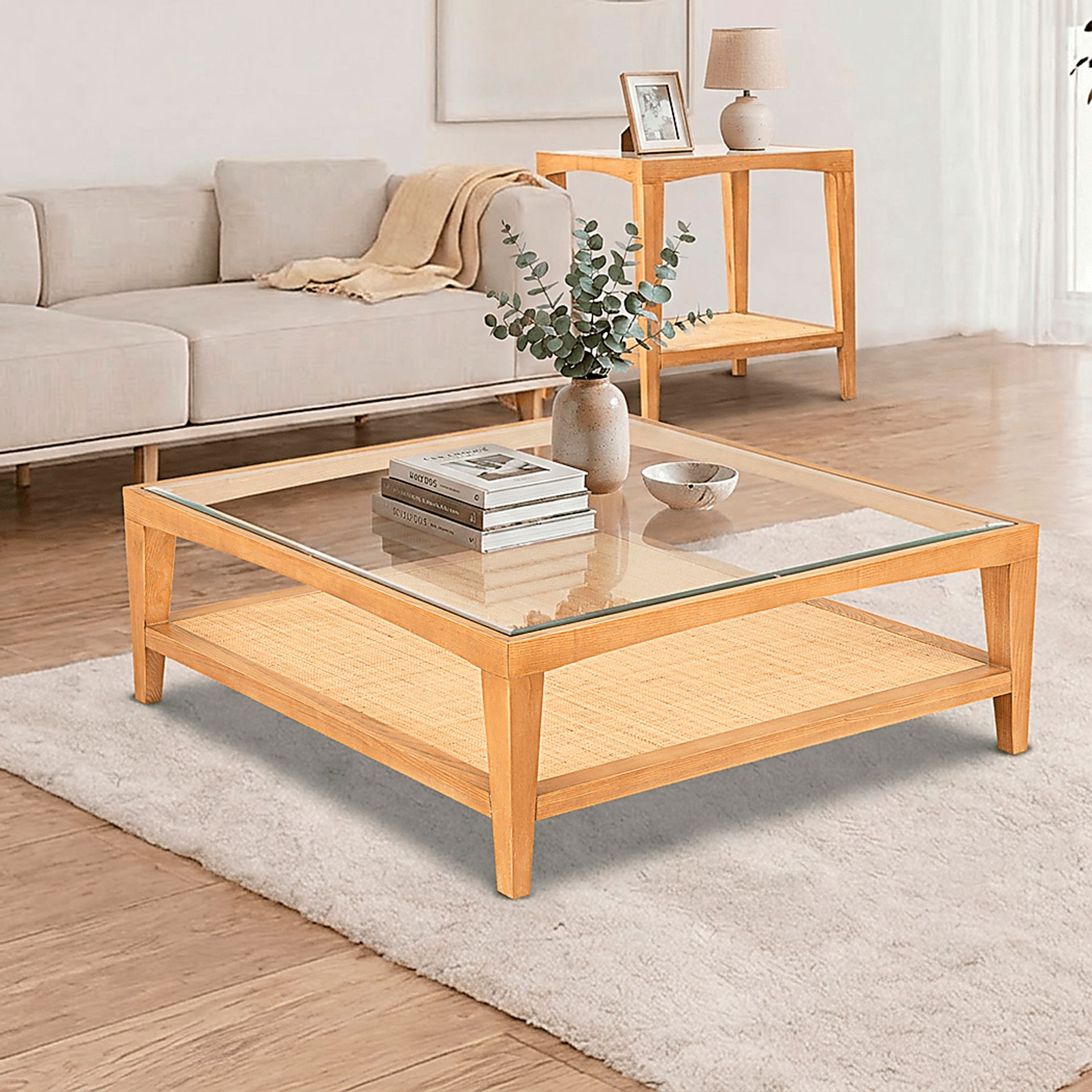 Oaklyn Natural Cocktail Table - Image 5