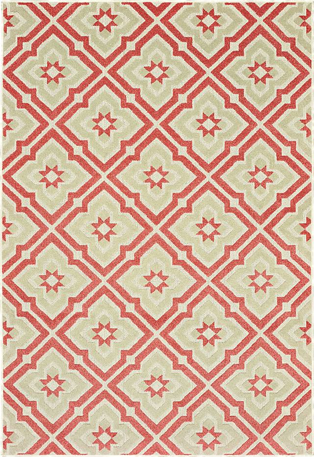 Oaklyn Pink 5'3 x 7'6 Rug - Thumbnail - Image 1