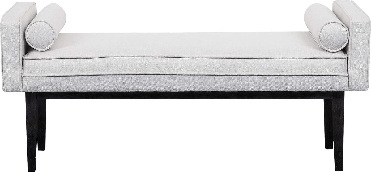 Oakmere White Bed Bench | Rooms to Go