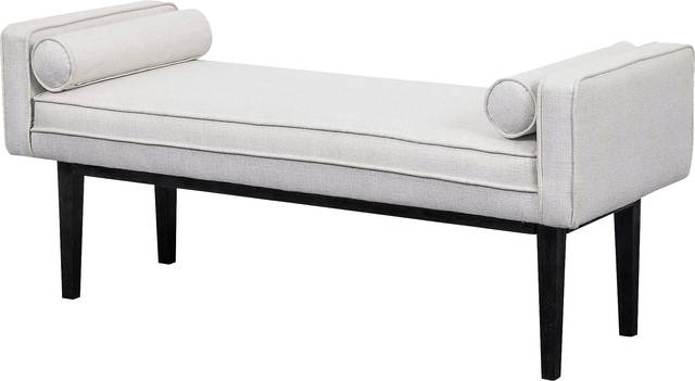 Oakmere White Bed Bench - Thumbnail - Image 3