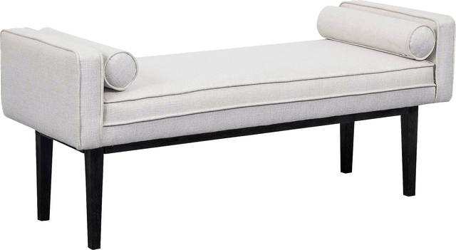 Oakmere White Bed Bench - Thumbnail - Image 1