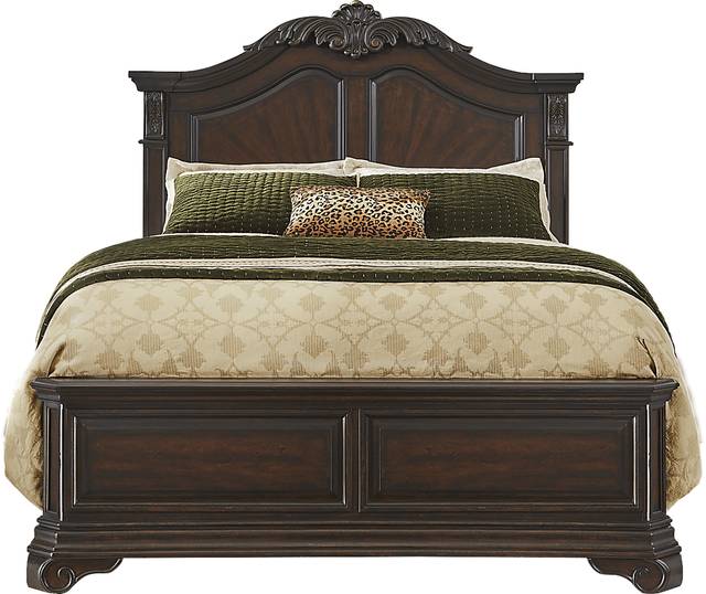 Oakmont Brown Cherry 7 Pc Queen Bedroom - Thumbnail - Image 2