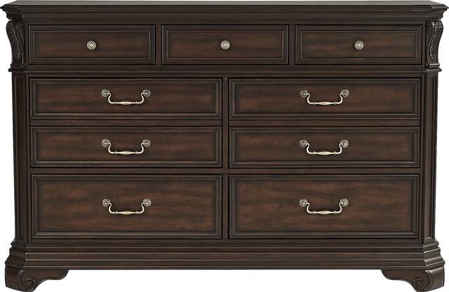 Oakmont Brown Cherry Dresser - Thumbnail - Image 1