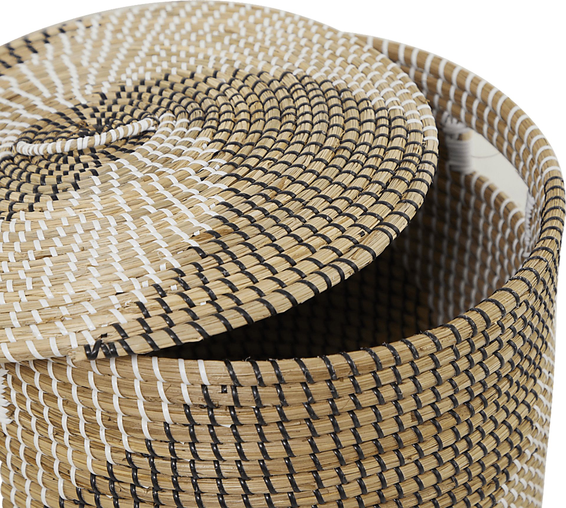 Oakom Brown Basket, Set of 2 - Image 3