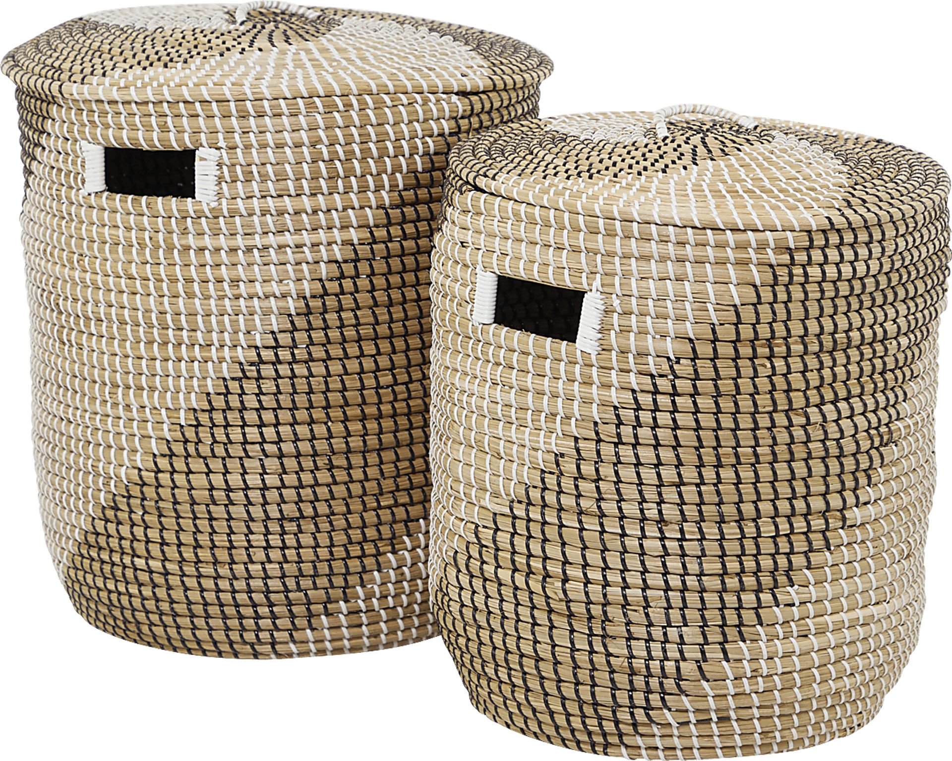 Oakom Brown Basket, Set of 2 - Image 4