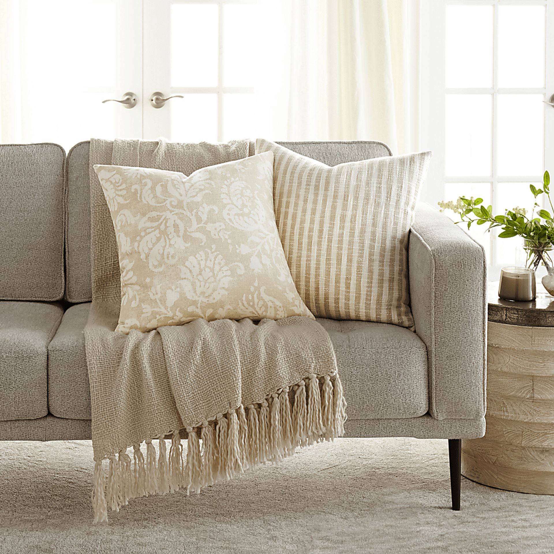 Oakoms Natural Accent Pillow Set of 2 - Image 2