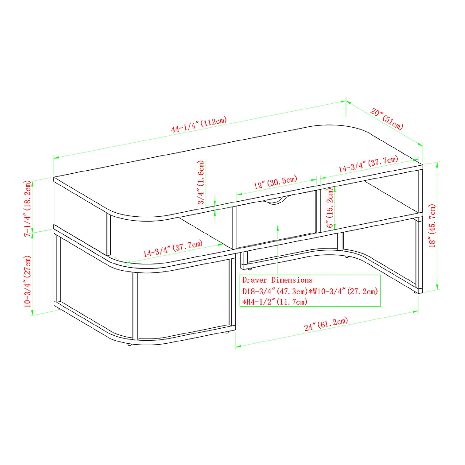 Oakpath Walnut Cocktail Table - Image 6