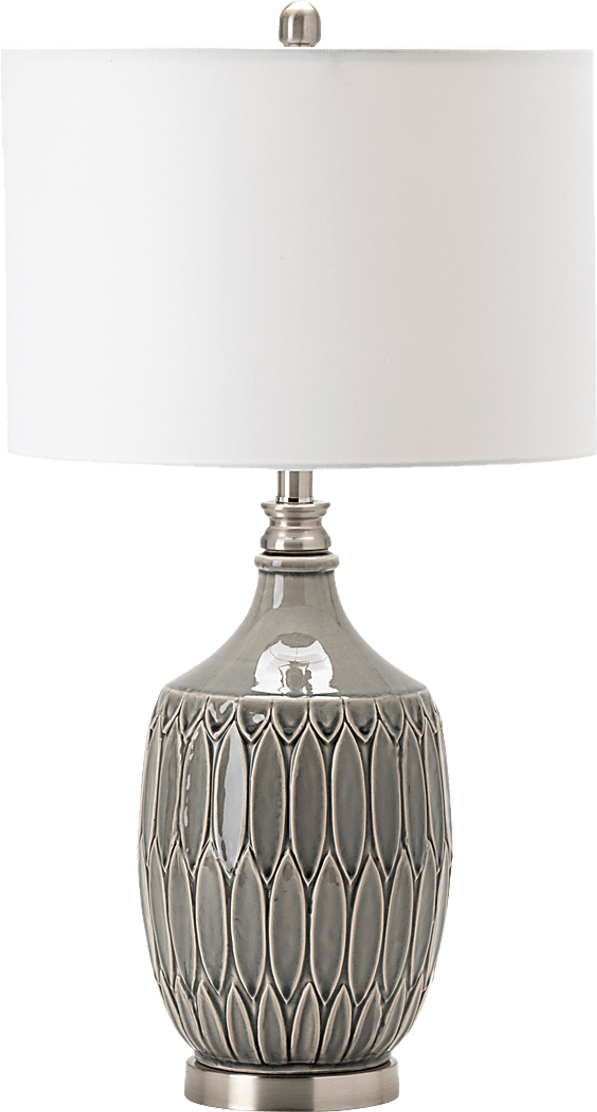 Oakridge Bay Gray Lamp - Image 1