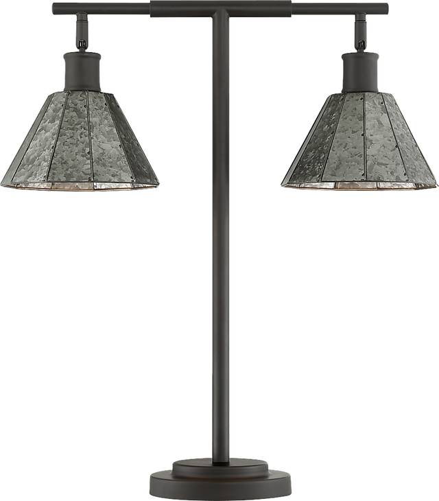 Oakridge Court Gray Lamp - Thumbnail - Image 1