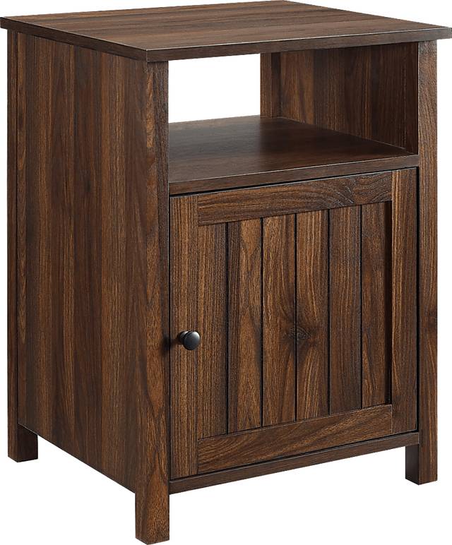 Oaks Circle Dark Brown End Table - Thumbnail - Image 1