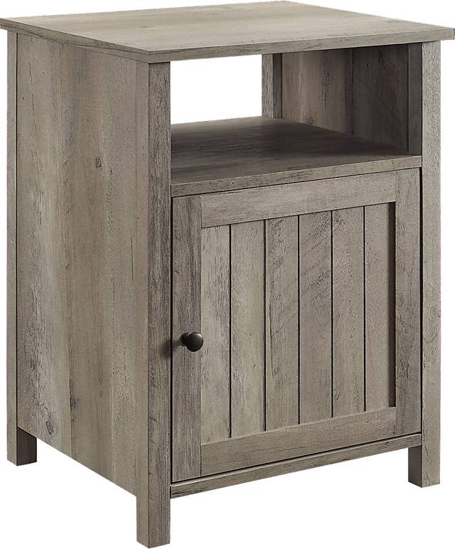 Oaks Circle Gray End Table - Thumbnail - Image 1