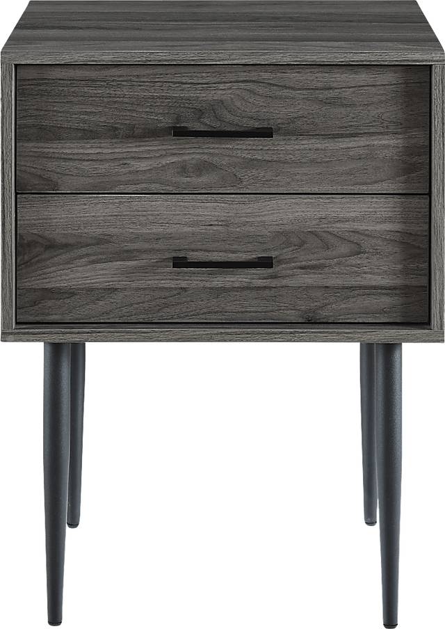 Oaks Cove Gray End Table - Thumbnail - Image 2