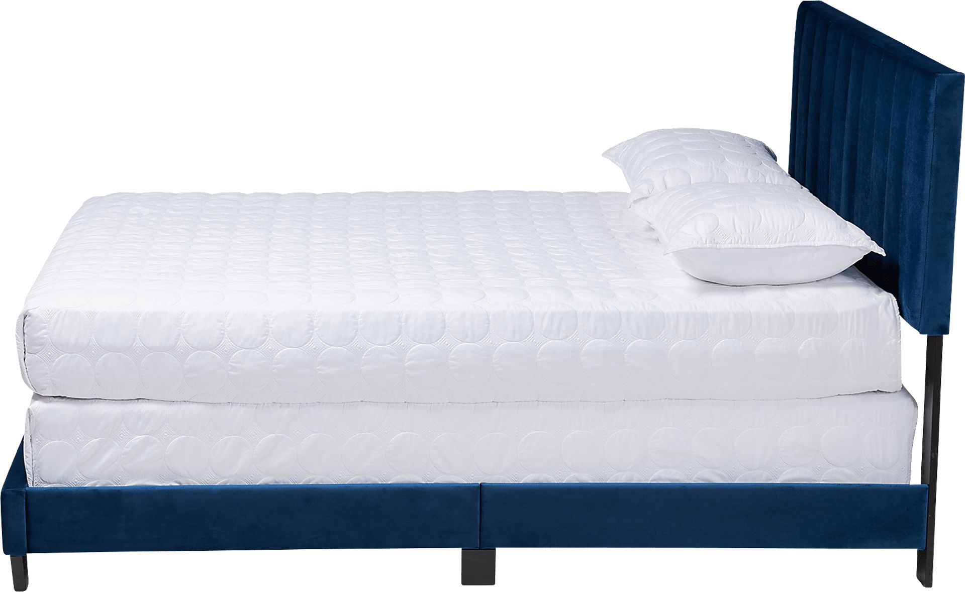 Oaksys Navy Queen Bed - Image 3