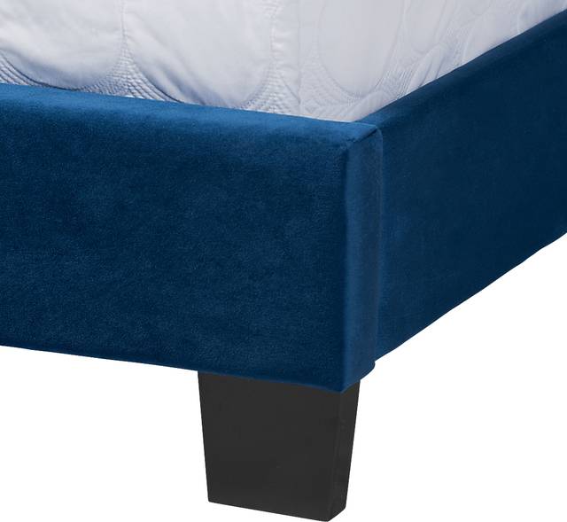 Oaksys Navy Queen Bed - Thumbnail - Image 4