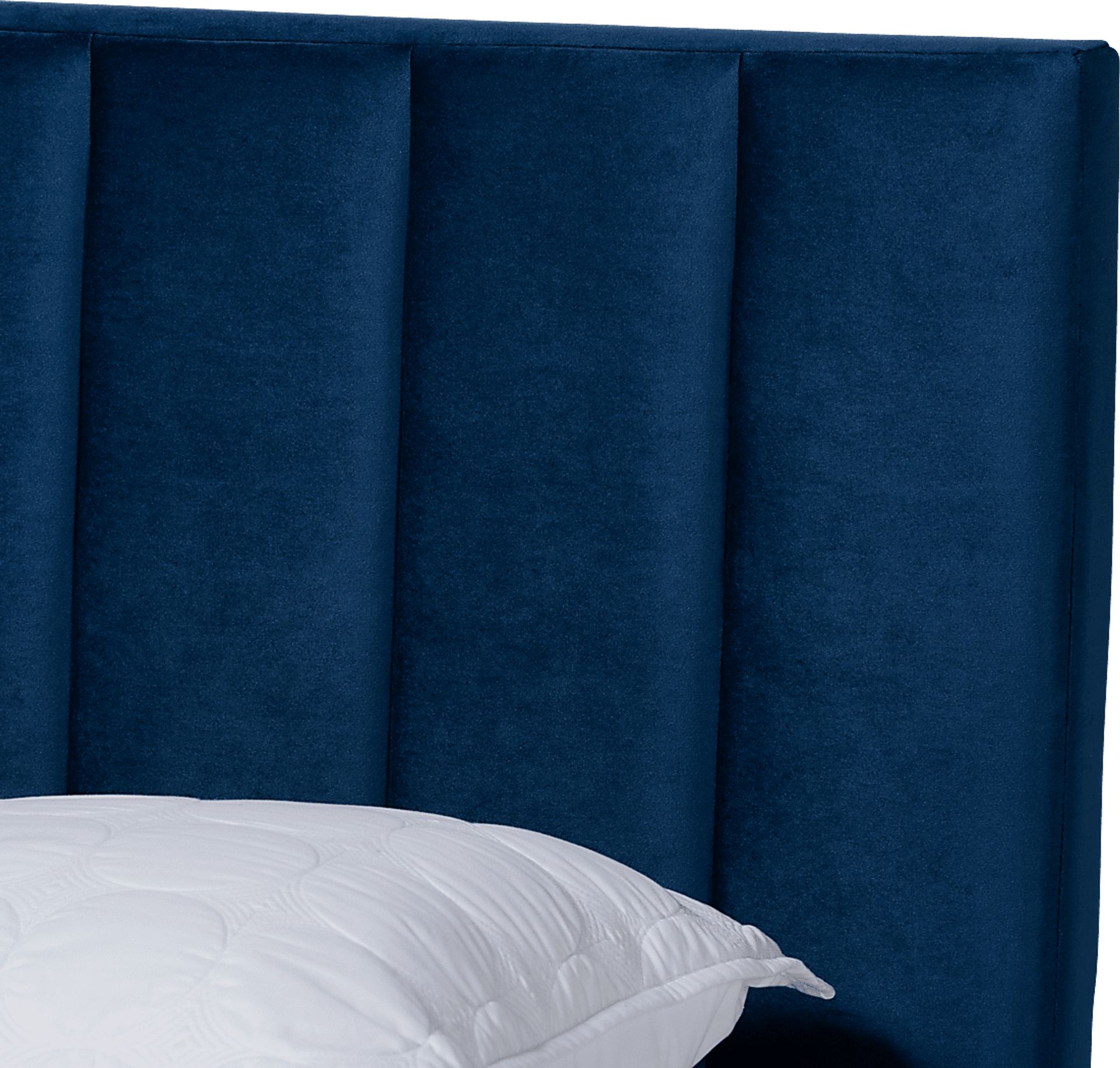 Oaksys Navy Queen Bed - Image 5