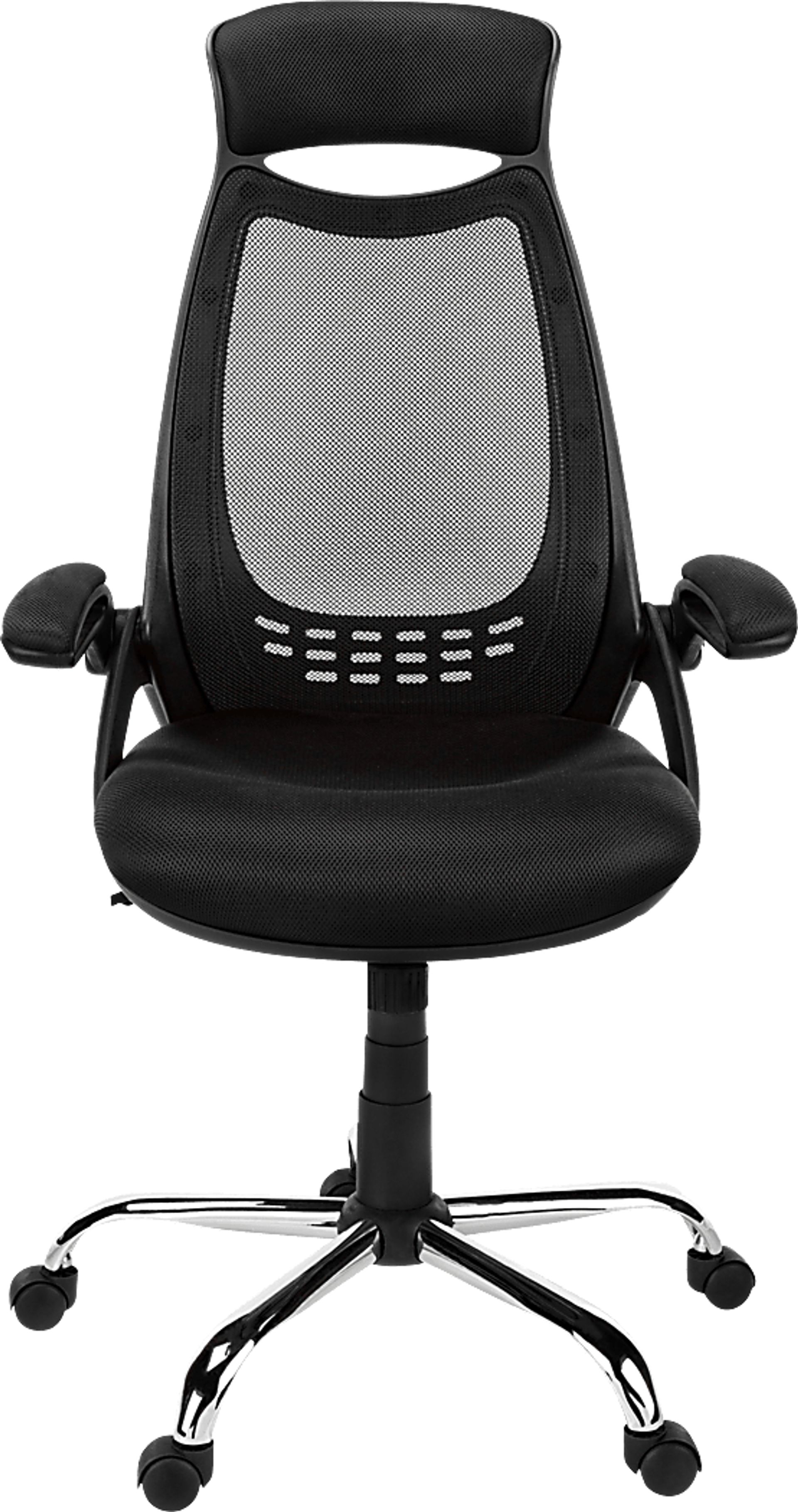 Oakvale Black Chrome Desk Chair - Image 3