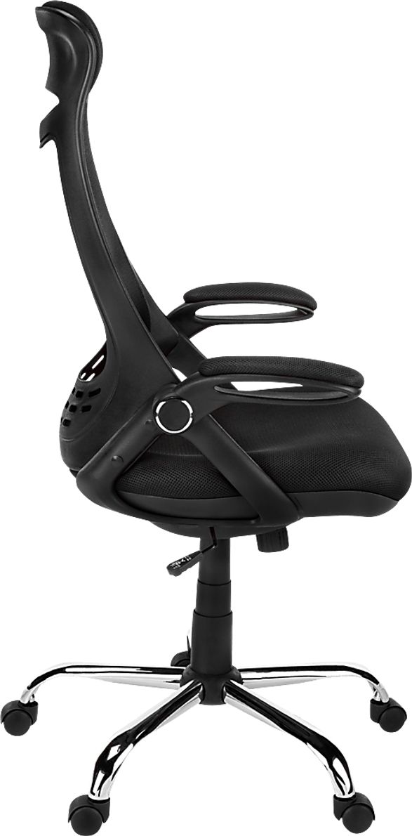 Oakvale Black Chrome Desk Chair