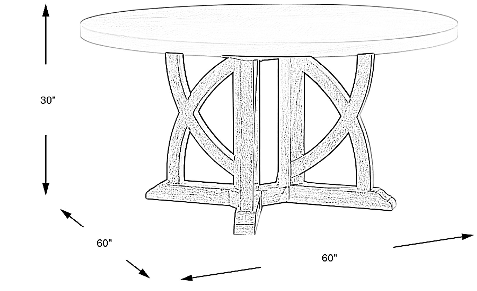 Dimension Image. Please refer to the Dimension Tab on this page for dimension details.