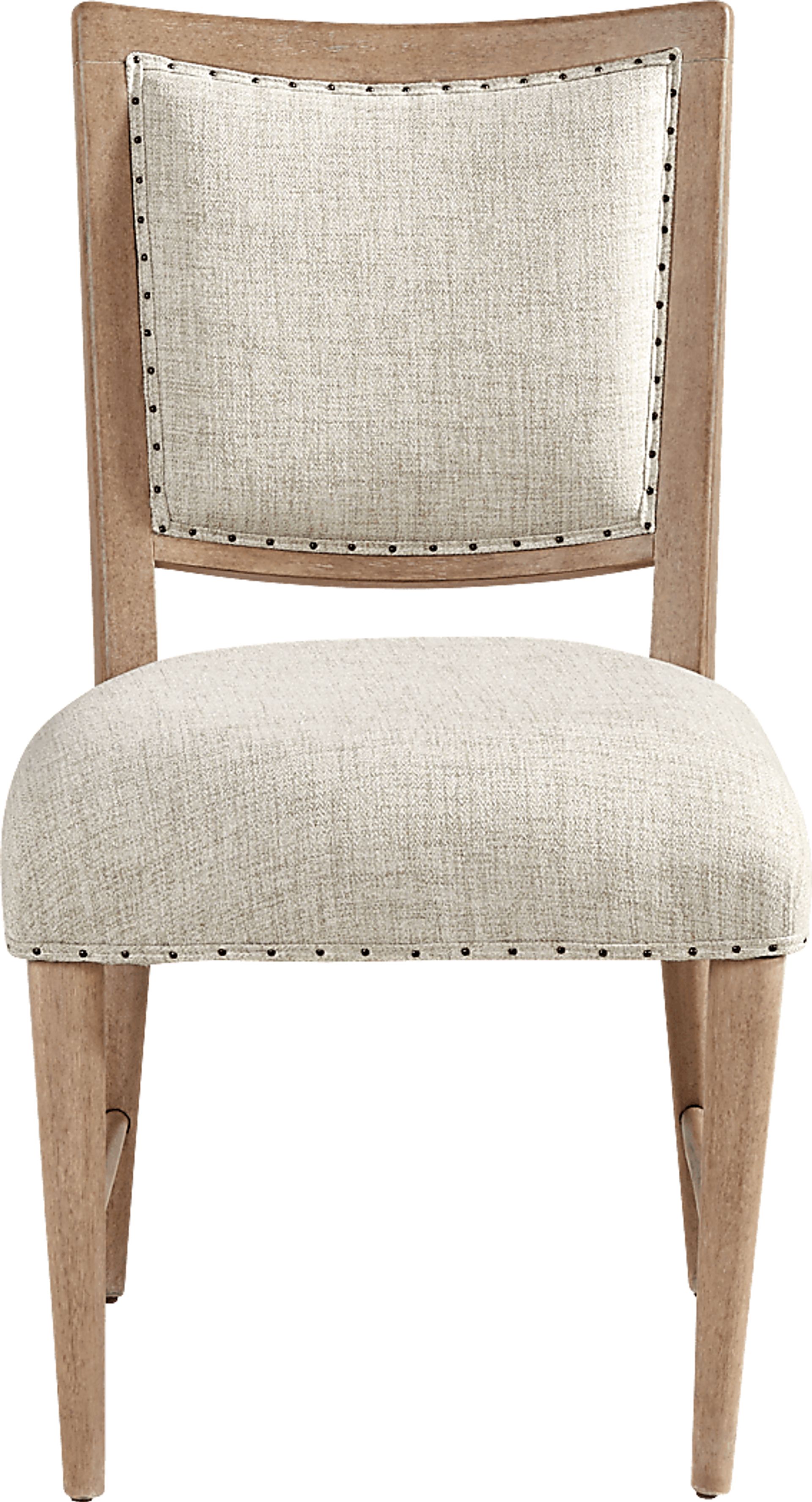 Oakwood Terrace Sand 5 Pc Round Dining Room with Upholstered Chairs - Image 6