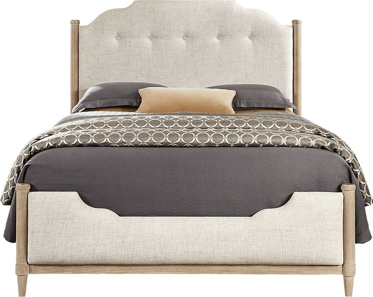 3 pc king upholstered bed
