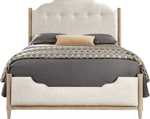 3 pc queen upholstered bed