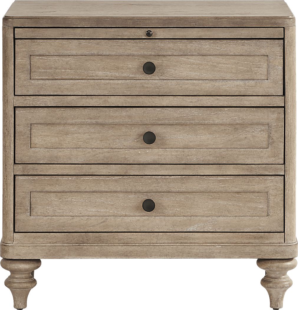 Oakwood Terrace Tan Nightstand