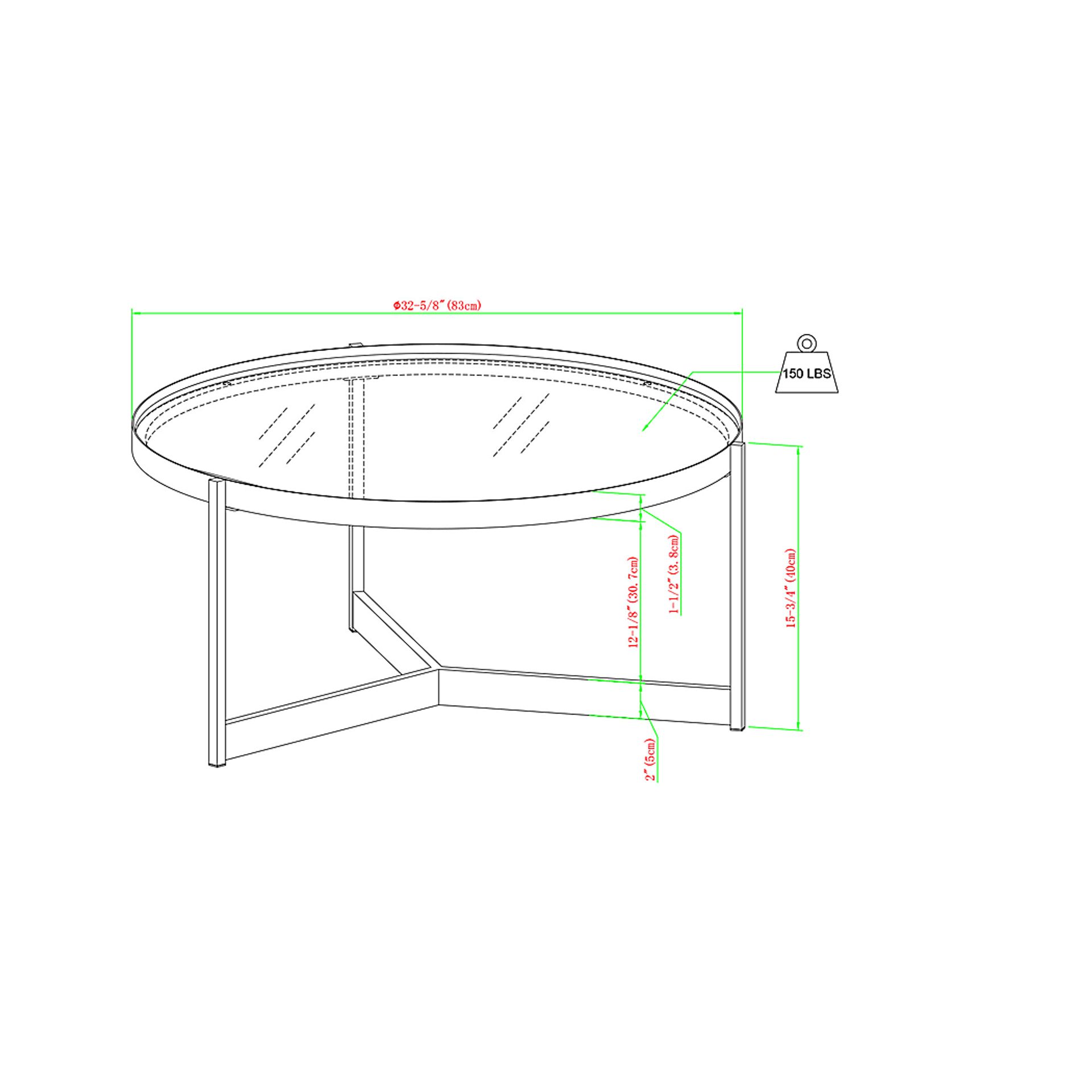 Oarman Black Cocktail Table - Image 4