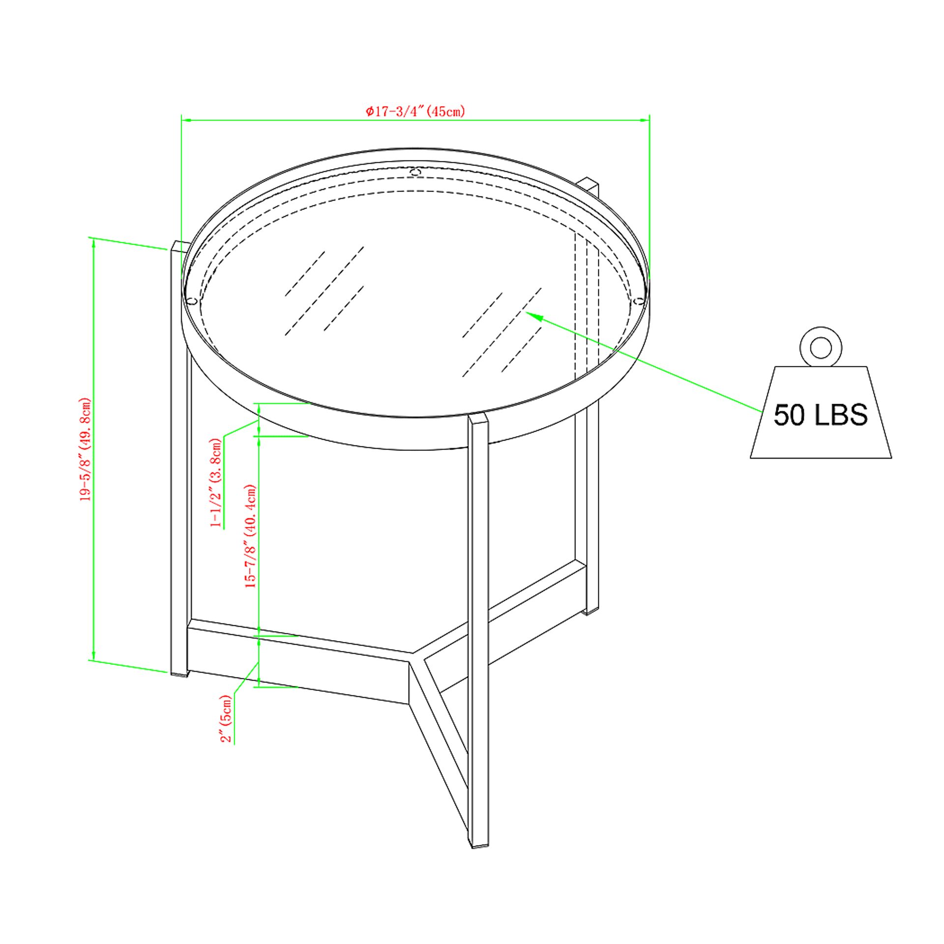 Oarman Black End Table - Image 4