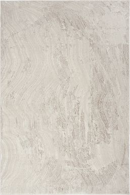 Vista Living Performance White/Gray Rug