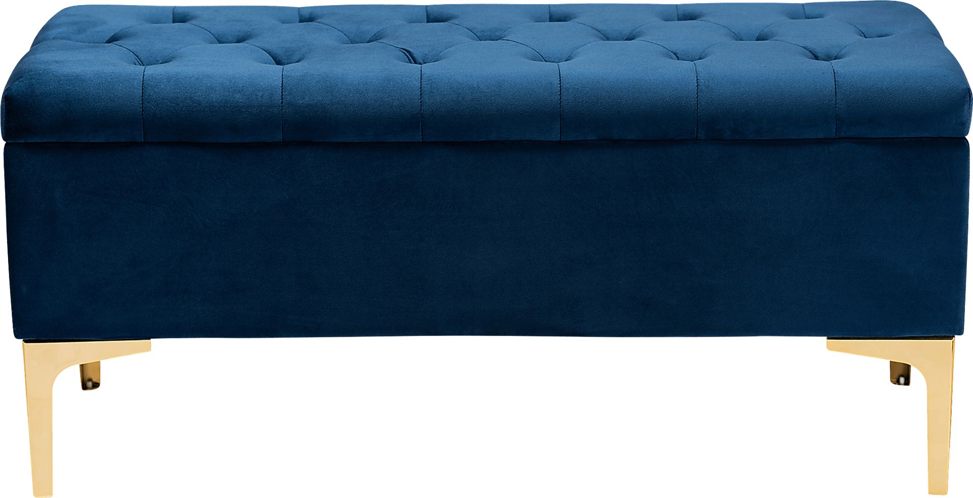 Oatmill Blue Ottoman - Image 3