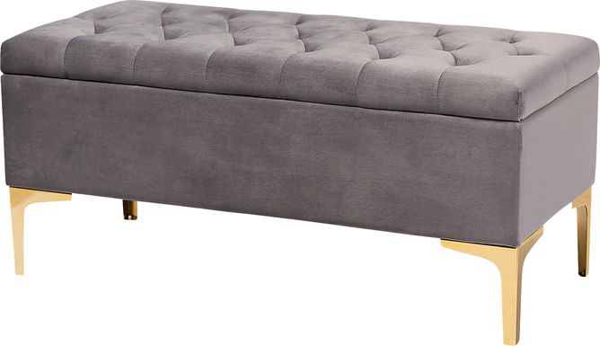 Oatmill Gray Ottoman